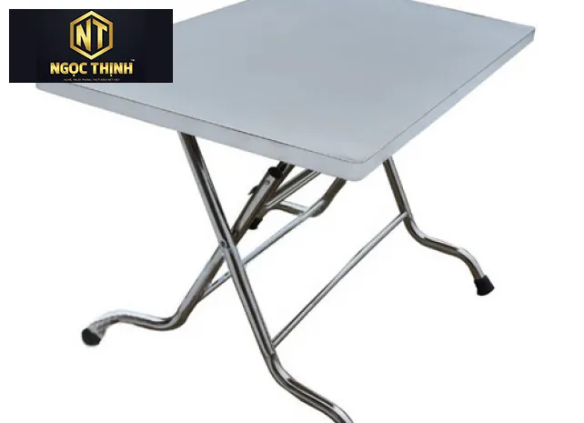 Xưởng Nội Thất Ngọc Thịnh - Bộ ghế ăn công nghiệp, căn tin inox chắc chắn tiện lợi